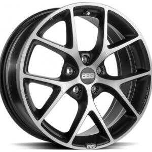 BBS SR Volcano Grey Diam Cut 7.5x17 5/112 ET35 N82