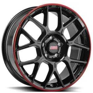 BBS XR Black Red 8x18 5/108 ET42 N70.1