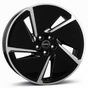 Borbet AE Gloss Black  Polished 7.5x20 5/112 ET45 N72.5