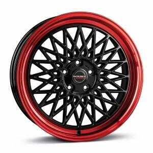 Borbet B Black Rim Red 8x18 5/112 ET45 N66.6