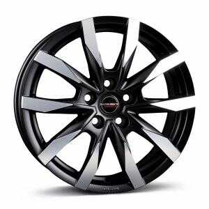 Borbet CW5 Black Polished Matt 7.5x18 5/112 ET48 N66.6