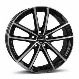 Borbet W Black Polished Glossy 7x17 5/112 ET43 N57.1