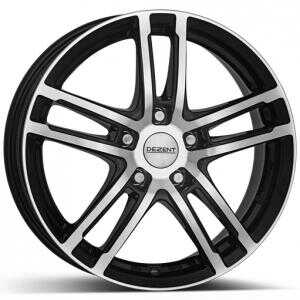 Dezent TZ Black Polished 7.5x17 5/112 ET36 N66.6