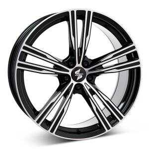 EtaBeta Amos Gloss Black Polished 8x19 5/108 ET48 N63.4