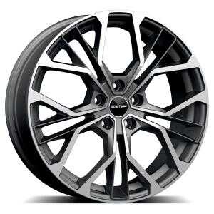 GMP Matisse Matt Anthracite Diamond 5.5x15 4/100 ET35 N54.1