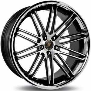 Infiny Concept S1 Matt Black Machined Face Brushed Inox L 10x20 5/120 ET20 N74.1