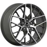 Infiny Tonix Satin Gunmetal Machined Face 8.5x19 5/112 ET45 N66.5