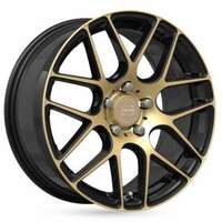 Infiny Trekk Black Machined Face Bronze 8x18 5/112 ET30 N66.6