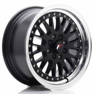 Japan racing JR10 Matt Black Machined LIP 7x16 4/100 ET30 N67.1