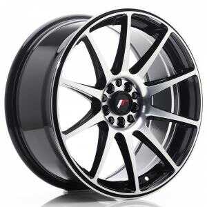 Japan racing JR11 Gloss Black Machined Face 8.5x18 5/112 ET40 N74.1