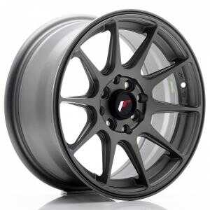 Japan racing JR11 Matt Gun Metal 7.25x17 5/100 ET35 N73.1