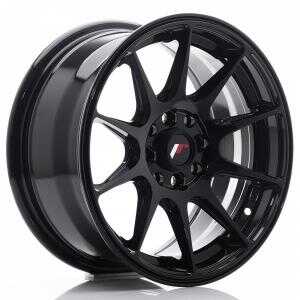 Japan racing JR11 Shiny Black 10.5x18 5/114.3 ET22 N74.1