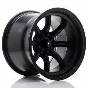 Japan racing JR19 Matt Black 8x15 4/100 ET0 N73.1