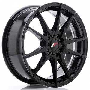 Japan racing JR21 Shiny Black 8.5x18 5/100 ET40 N67.1