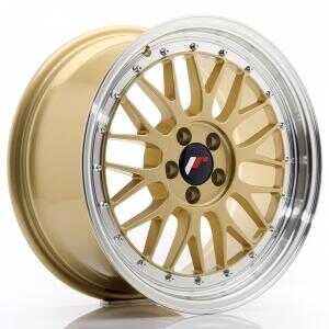 Japan racing JR23 Gold Machined LIP 8.5x18 5/112 ET45 N74.1