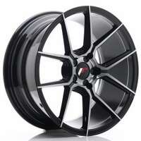 Japan racing JR30 Black Machined Face BRUSHED 8.5x18 5/112 ET40 N66.6