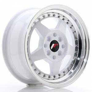 Japan racing JR6 White Machined LIP 8x16 4/100 ET25 N67.1