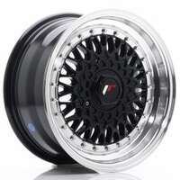 Japan racing JR9 Gloss Black Machined LIP 7x15 4/100 ET20 N74.1