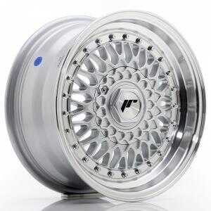 Japan racing JR9 Silver Machined LIP With Rivet Silver 10x17 5/112 ET20 N74.1