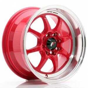 Japan racing TF2 Red 7.5x15 4/100 ET30 N73.1