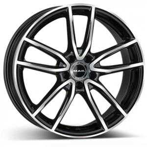 MAK Evo Black Polished 10x21 5/112 ET22 N66.6