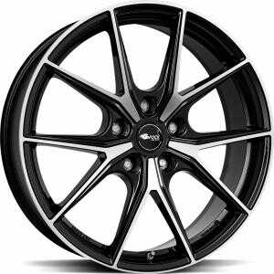 MAK Evo Black polished lip 8x19 5/112 ET48 N66.6