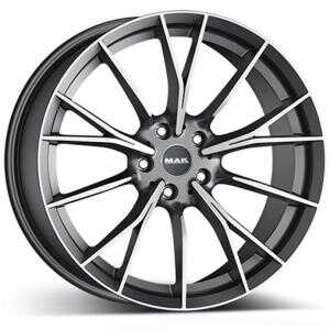 MAK Fabrikt Gunmetal Machined Face 8x19 5/112 ET54 N66.6