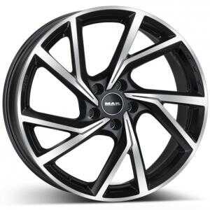 MAK Kassel Black Polished 8x18 5/112 ET30 N57.1