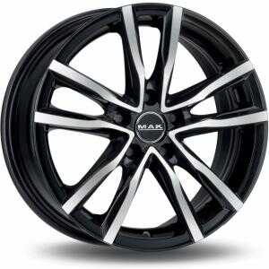 MAK Milano Black Machined Face 7x17 5/114.3 ET40 N76