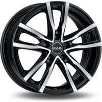 MAK Milano Black Machined Face 7x18 5/114.3 ET45 N76