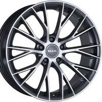 MAK Munchen Gunmetal Machined Face 8.5x19 5/120 ET30 N72.6