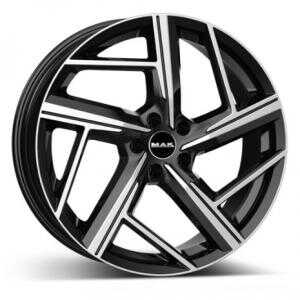 MAK Qvattro Black polished 8.5x19 5/112 ET38 N66.5