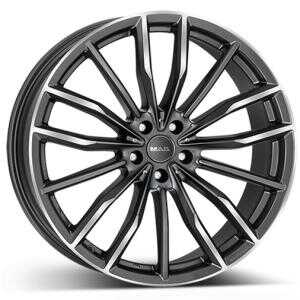 MAK Rappt Gunmetal Machined Face 9.5x21 5/112 ET37 N66.6