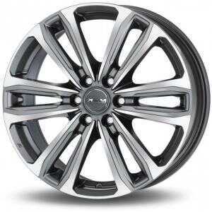 MAK Safari6 Gunmetal Machined Face 7.5x17 6/139.7 ET38 N67.1