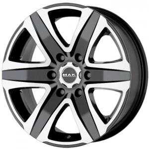 MAK Stone6 Black Polished 6.5x16 6/130 ET54 N84.1