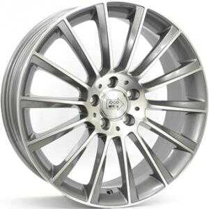 Mille Miglia MM047 Anthracite  Polish 8x18 5/112 ET45 N66.6