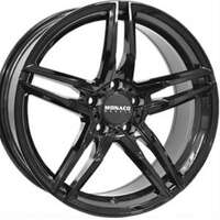 Monaco GP1 Gloss Black 7.5x17 5/112 ET45 N66.5