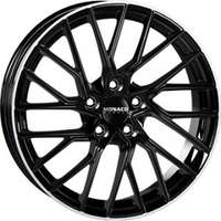 Monaco GP11 Gloss Black  Polished lip 8x19 5/112 ET28 N66.5