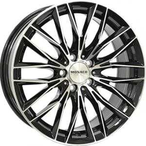 Monaco GP2 Gloss Black  Polished 9.5x21 5/130 ET52 N71.6