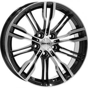 Monaco GP8 Gloss Black  Polished 8x19 5/112 ET27 N66.6