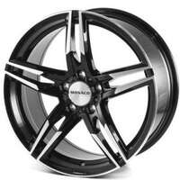 Monaco Grand Prix Black Polished 7.5x17 5/112 ET45 N66.5