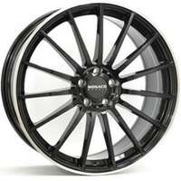 Monaco MC1 Gloss Black Polished lip 8.5x19 5/112 ET45 N66.5