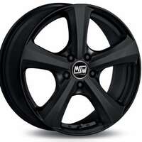 MSW 19 Matt Black 7x17 5/112 ET45 N73.1