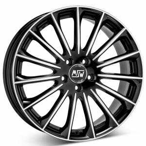 MSW 30 Gloss Black Full Polished 7.5x17 5/112 ET48 N73.1