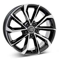 MSW 42 Gloss Black Polished 8x18 5/112 ET28 N66.5