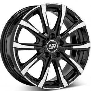 MSW 79 Black Polished 6.5x16 5/100 ET45 N54.1