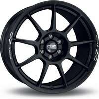 OZ Challenge HLT Matt Black White Lettering 10x18 5/120 ET25 N72.6