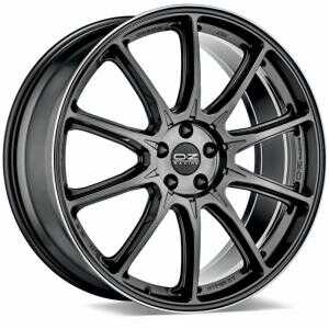 OZ Hyper XT HLT Dark Graphite Machined Lip 10x22 5/120 ET50 N72.6