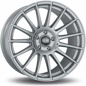 OZ Superturismo Dakar Matt Silver Black Lettering 10x20 5/130 ET48 N71.6