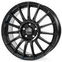 OZ Superturismo LM Matt Black Silver Lettering 8.5x19 5/112 ET44 N75